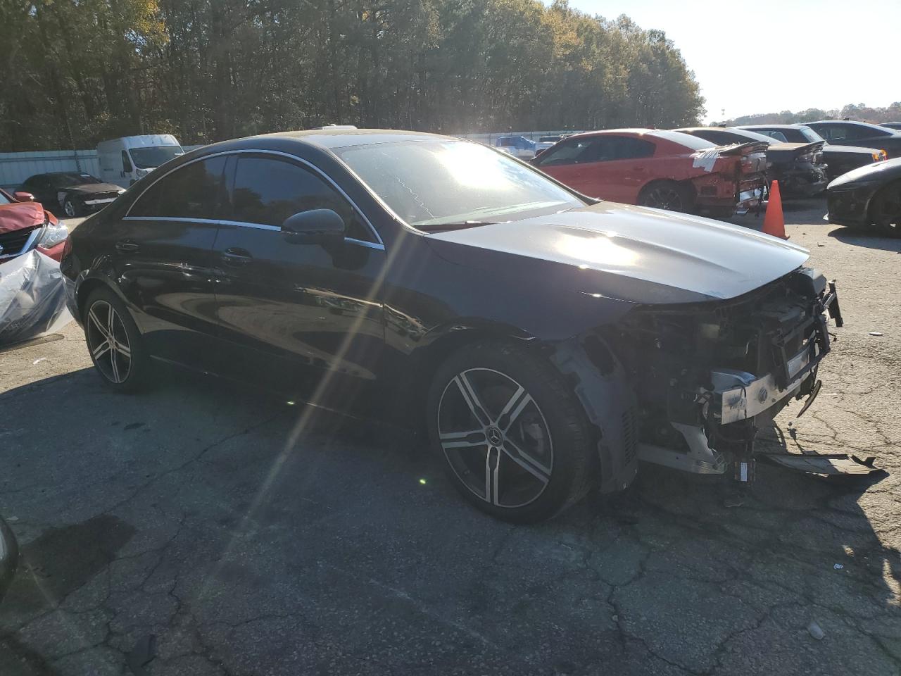 2020 Mercedes-Benz CLA-klasse VIN W1K5J4GB3LN099685 Copart auction photo, mechanical damage thumbnail 4
