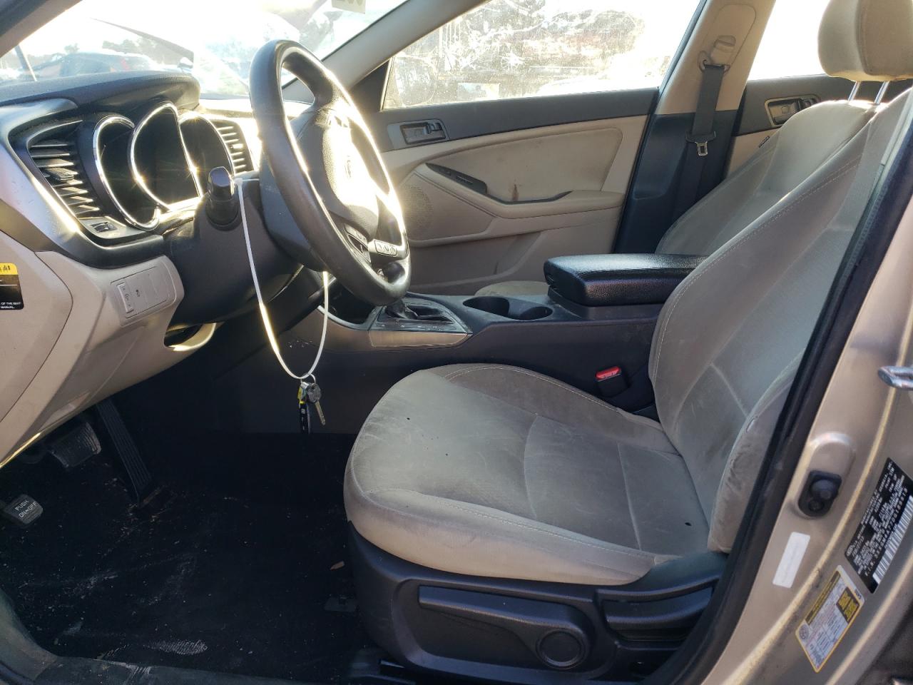 2013 KIA Optima VIN 5XXGM4A77DG189918 Copart auction photo, all over damage thumbnail 7