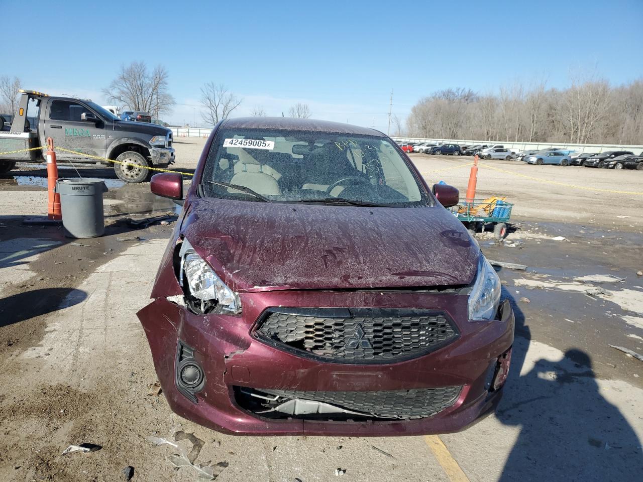 2020 Mitsubishi Mirage VIN ML32F3FJ0LHF13530 Copart auction photo, front end damage thumbnail 5
