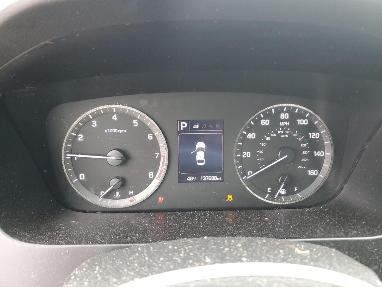 2015 Hyundai Sonata VIN 5NPE24AF1FH156165 Copart auction photo, rear end / side damage thumbnail 9