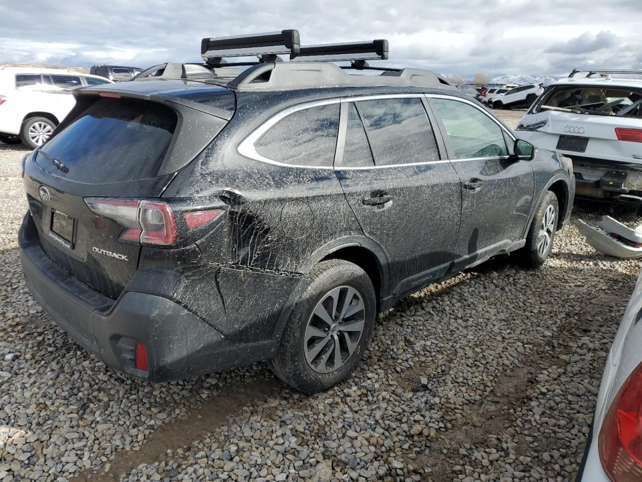 2021 Subaru Outback VIN 4S4BTADC2M3210867 Copart auction photo, side damage thumbnail 3