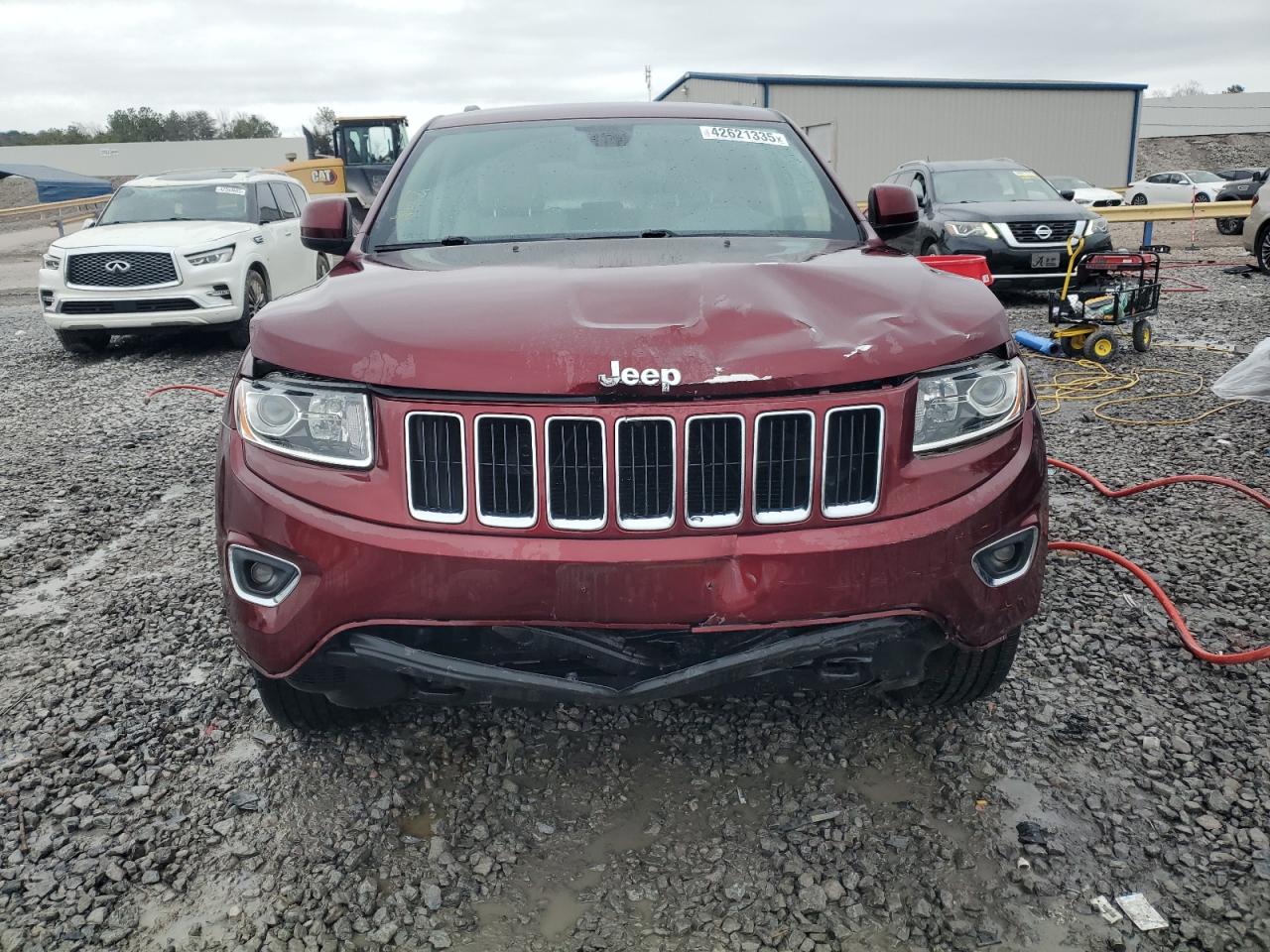2016 Jeep Grand Cherokee VIN 1C4RJFAG4GC359878 Copart auction photo, front end damage thumbnail 5