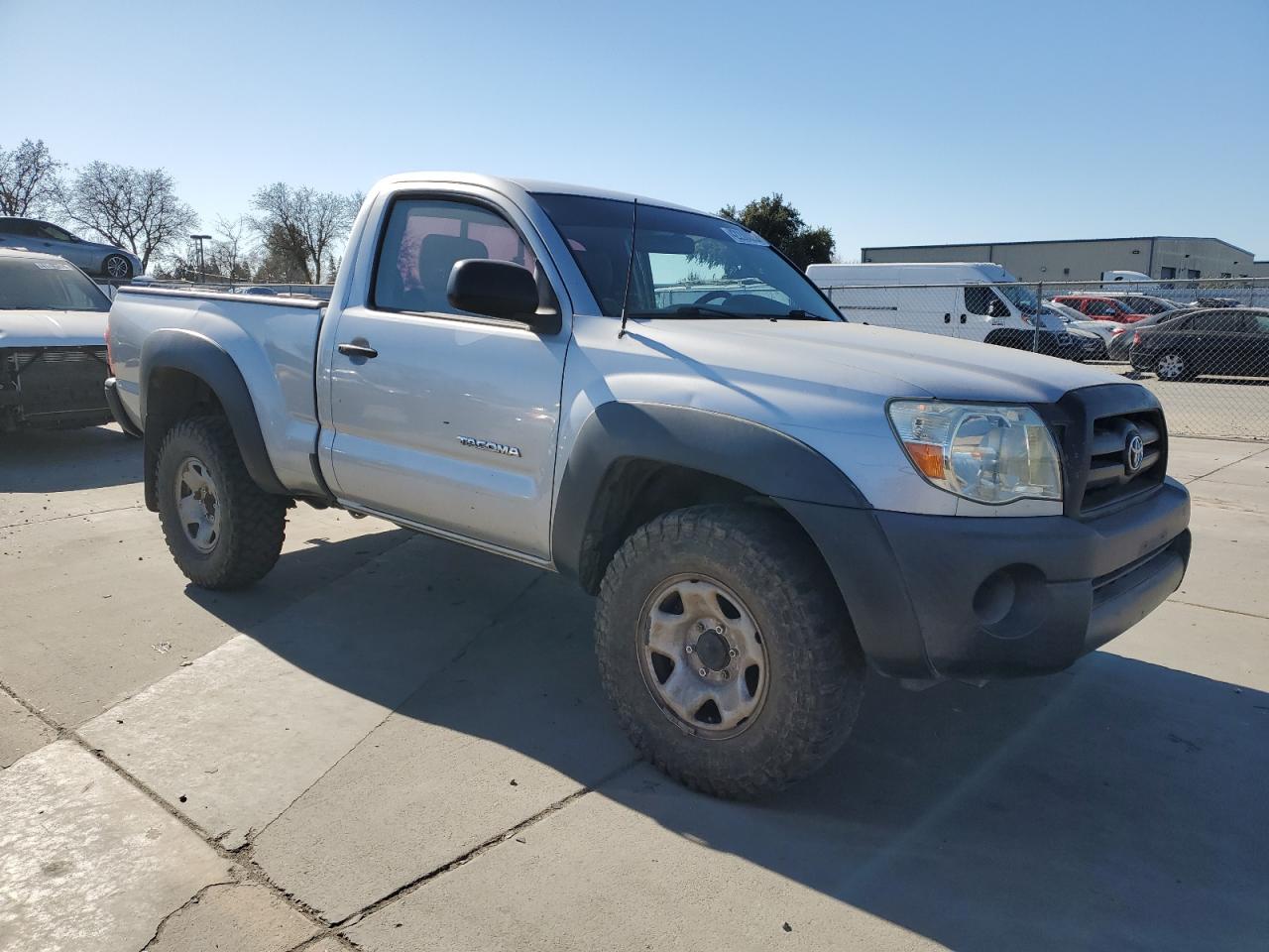 2007 Toyota Tacoma VIN 5TEPX42N77Z379437 Copart auction photo, side damage thumbnail 4