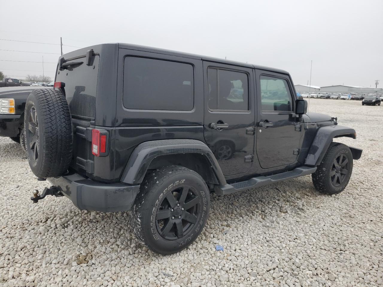 2014 Jeep Wrangler VIN 1C4BJWEG7EL285512 Copart auction photo, front end damage thumbnail 3