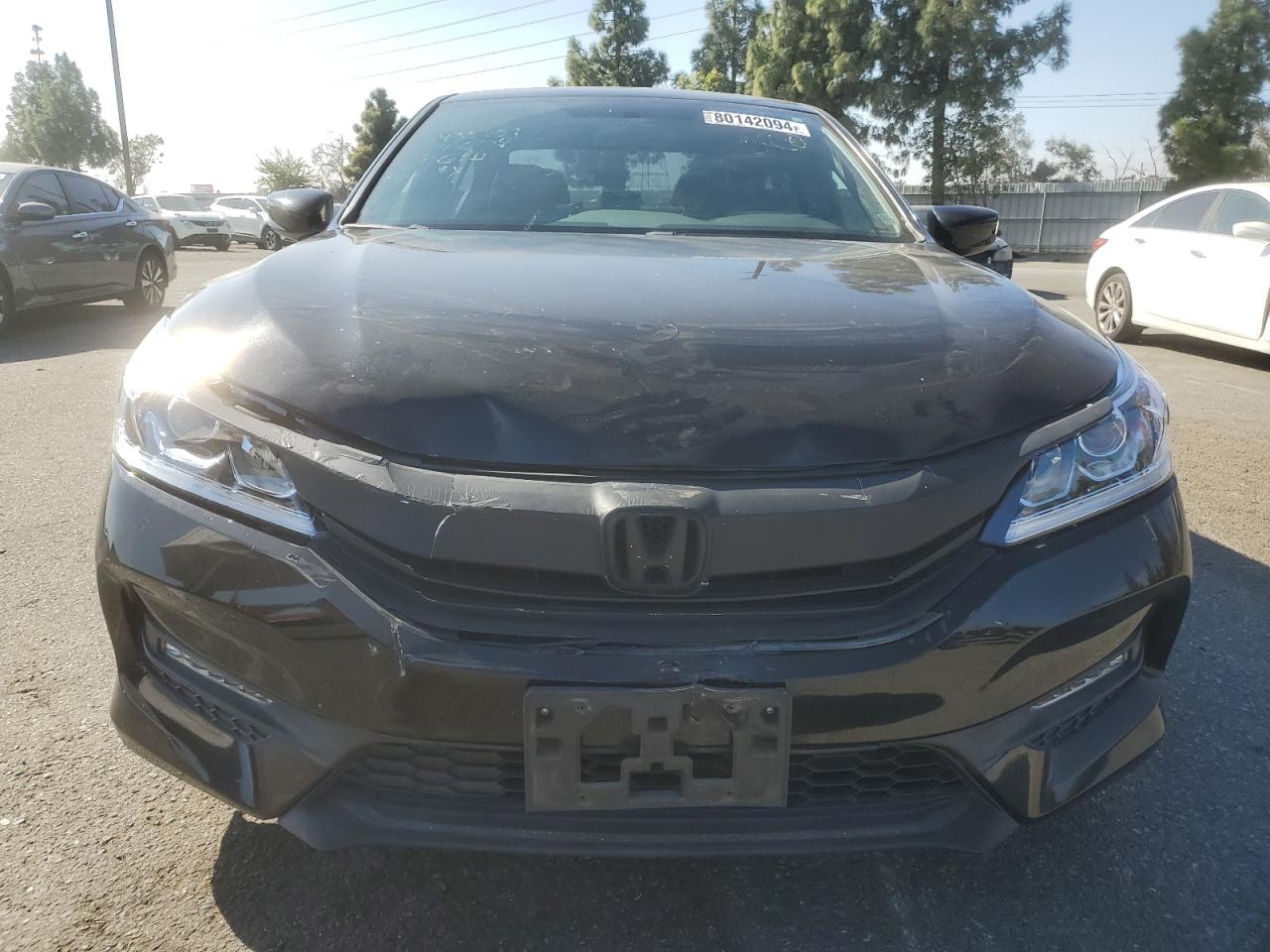 2016 Honda Accord VIN 1HGCR2F52GA114850 Copart auction photo, front end / rear end damage thumbnail 5