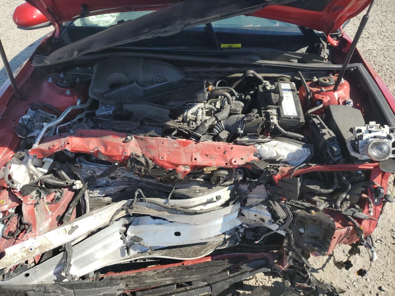 2020 Toyota Camry VIN 4T1G11AK1LU380783 Copart auction photo, front end / mechanical damage thumbnail 11