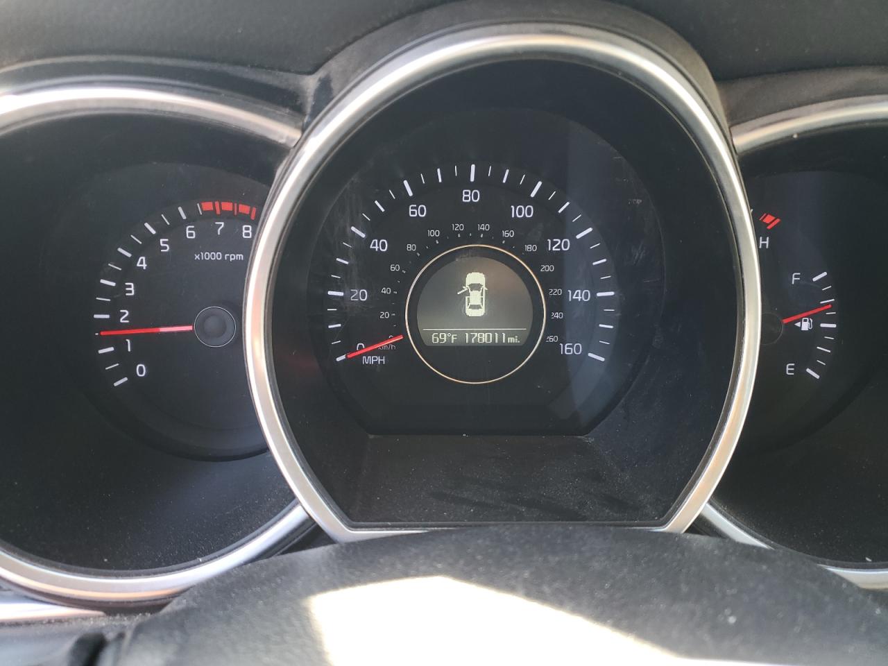2014 KIA Optima VIN KNAGM4A7XE5488936 Copart auction photo, front end damage thumbnail 9