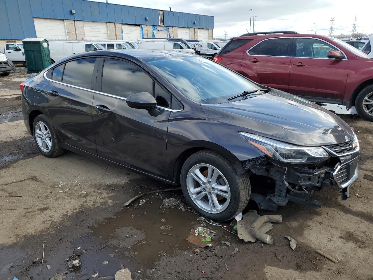 2016 Chevrolet Cruze VIN 1G1BE5SM7G7264754 Copart auction photo, front end / side damage thumbnail 4