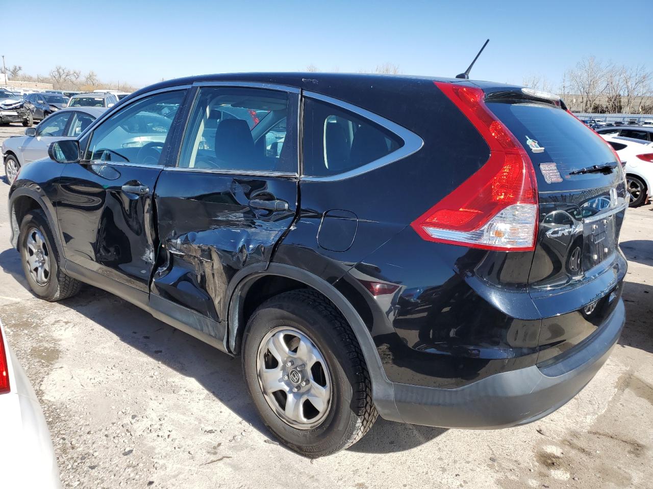 2014 Honda CR-V VIN 2HKRM4H30EH720412 Copart auction photo, side damage thumbnail 2