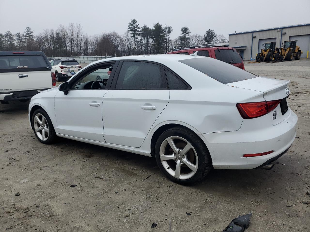 2015 Audi A3 VIN WAUBFGFF9F1005094 Copart auction photo, front end / rear end damage thumbnail 2