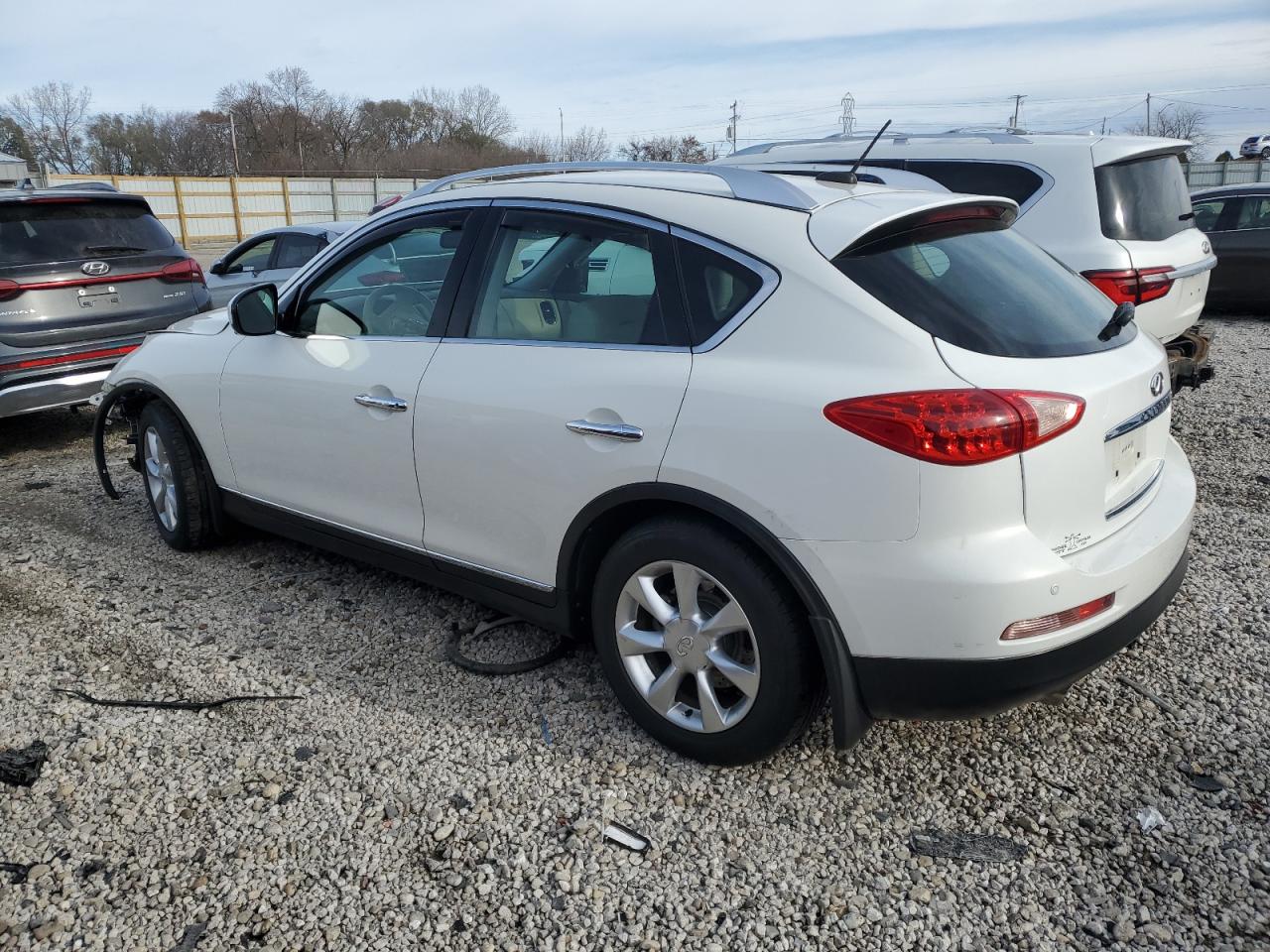 2009 Infiniti EX VIN JNKAJ09F29M951359 Copart auction photo, front end damage thumbnail 2