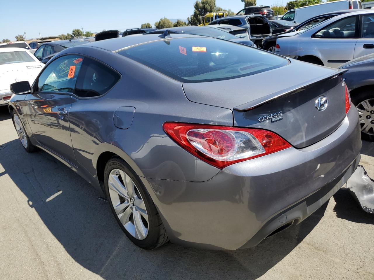 2010 Hyundai Genesis VIN KMHHT6KD6AU042126 Copart auction photo, front end damage thumbnail 2
