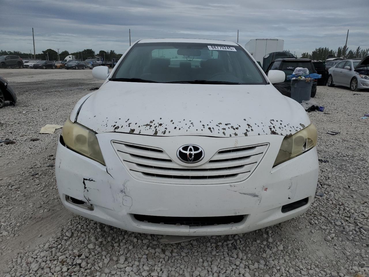 2007 Toyota Camry VIN JTNBE46K573123419 Copart auction photo, front end / minor dent/scratches damage thumbnail 5