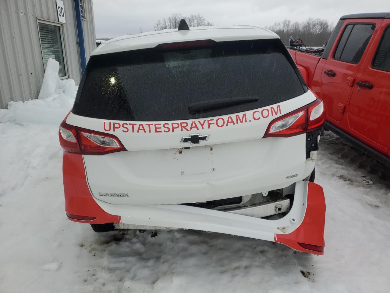 2021 Chevrolet Equinox VIN 3GNAXSEV2MS106245 Copart auction photo, front end / side damage thumbnail 6