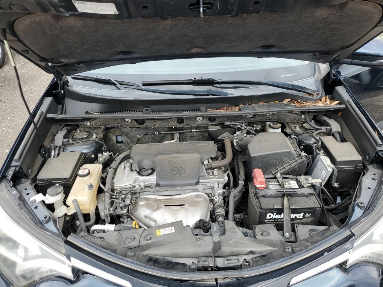 2018 Toyota RAV 4 VIN JTMYFREV0JD127111 Copart auction photo, rear end / front end damage thumbnail 12
