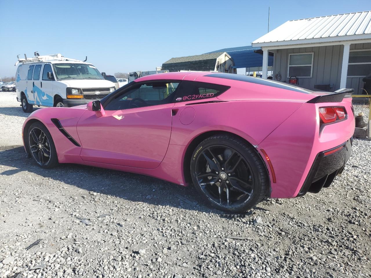 2019 Chevrolet Corvette VIN 1G1YD2D71K5116381 Copart auction photo, front end / rear end damage thumbnail 2