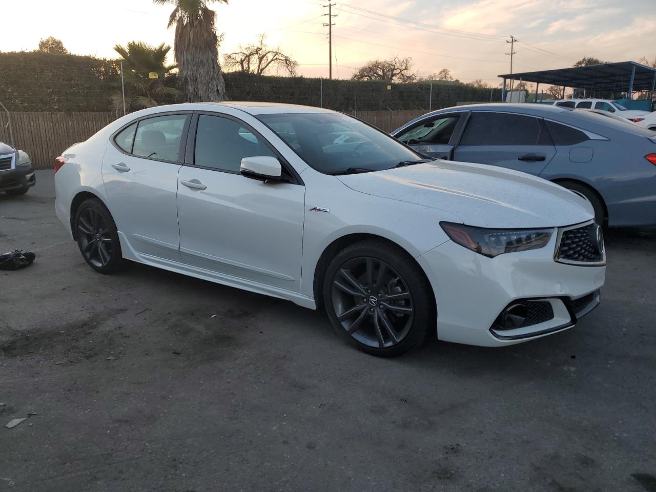 2019 Acura TLX VIN 19UUB2F64KA007468 Copart auction photo, vandalism damage thumbnail 4