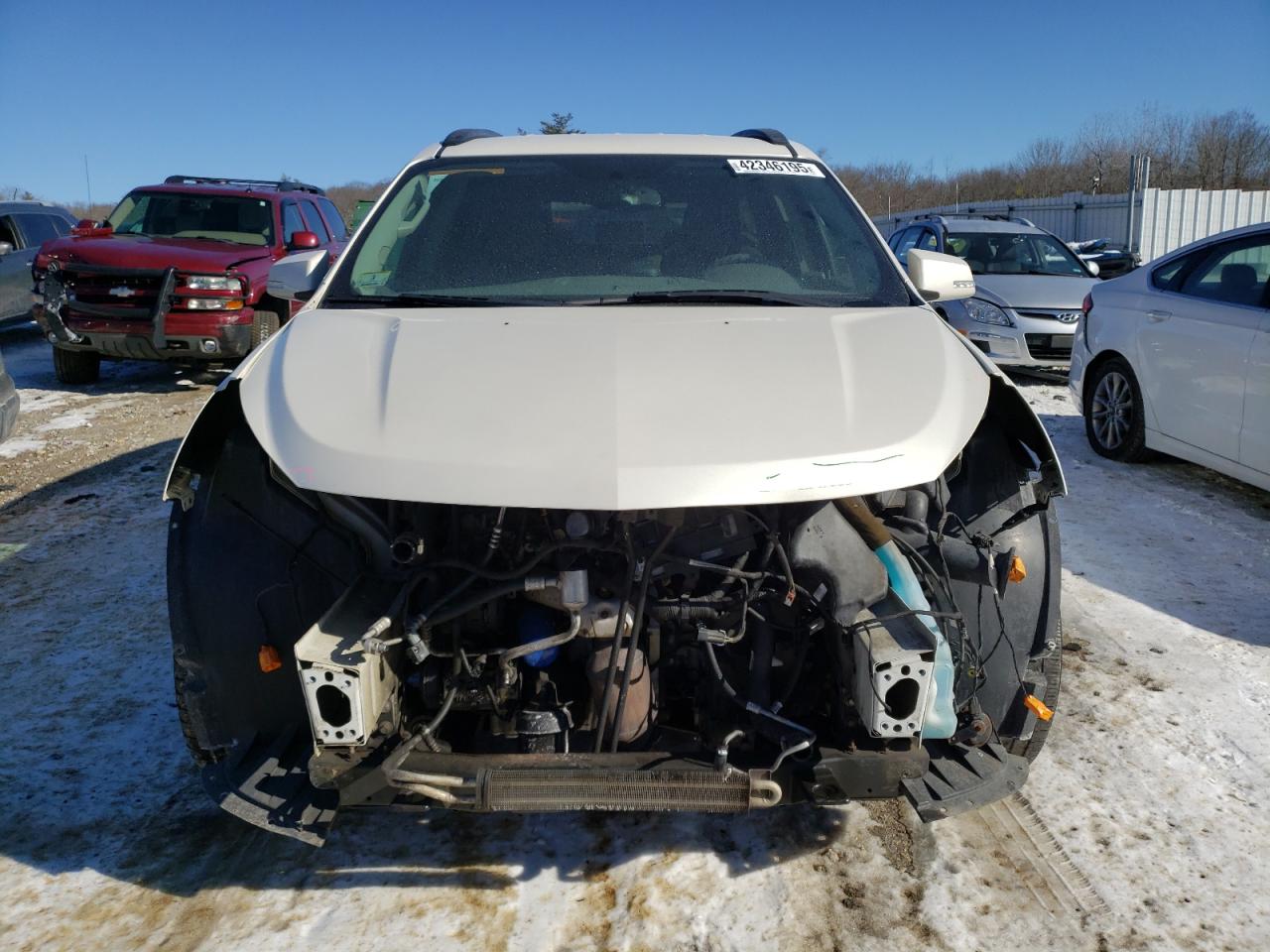 2015 Chevrolet Traverse VIN 1GNKVGKD6FJ106708 Copart auction photo, front end / minor dent/scratches damage thumbnail 5