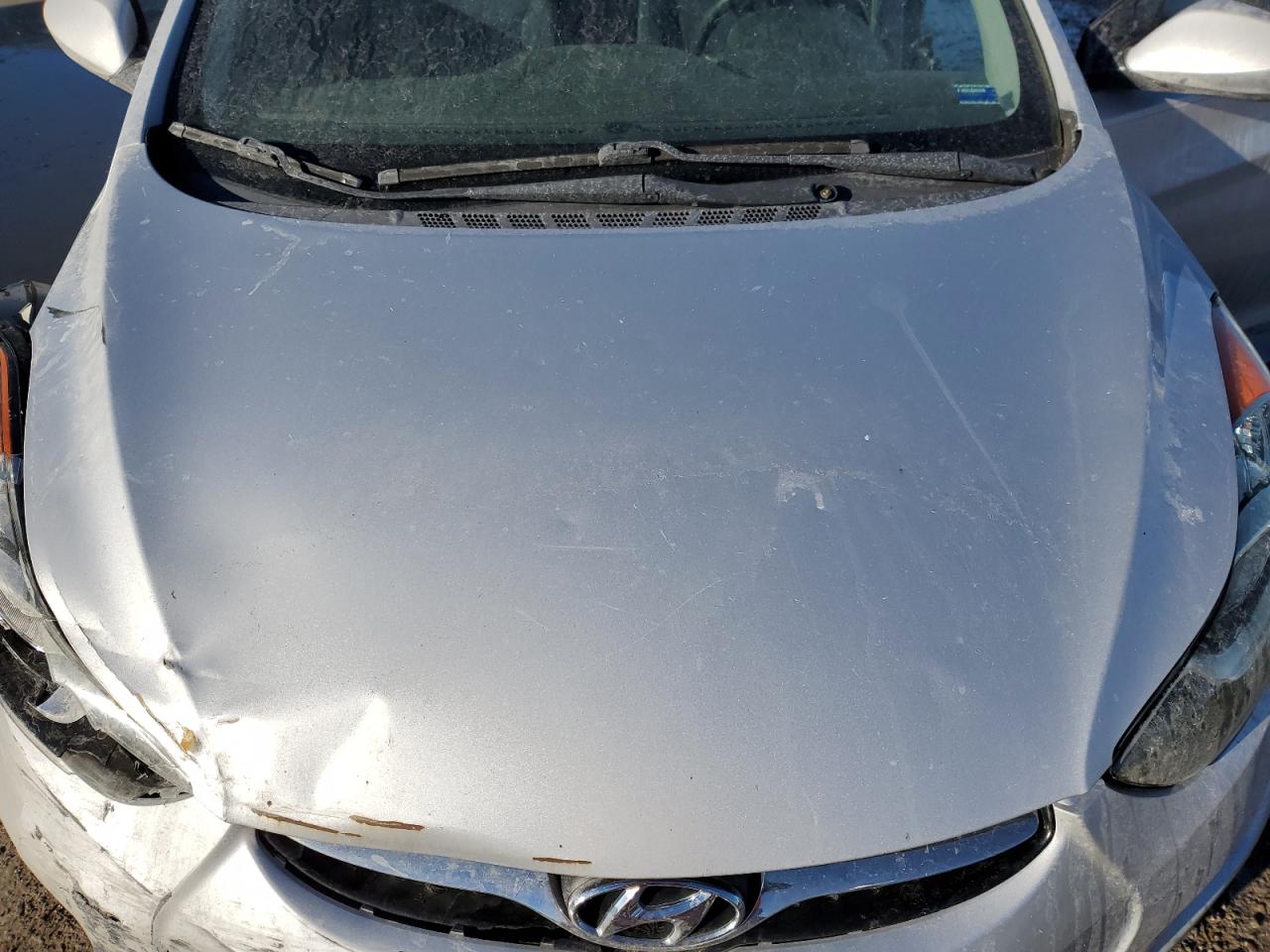 2013 Hyundai Elantra VIN KMHDH4AE8DU609231 Copart auction photo, front end damage thumbnail 11