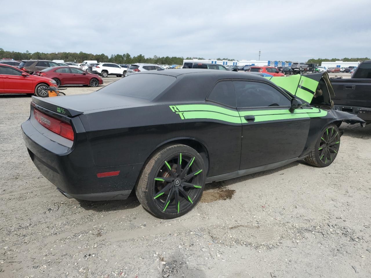 2013 Dodge Challenger VIN 2C3CDYBT0DH549145 Copart auction photo, front end / rear end damage thumbnail 3