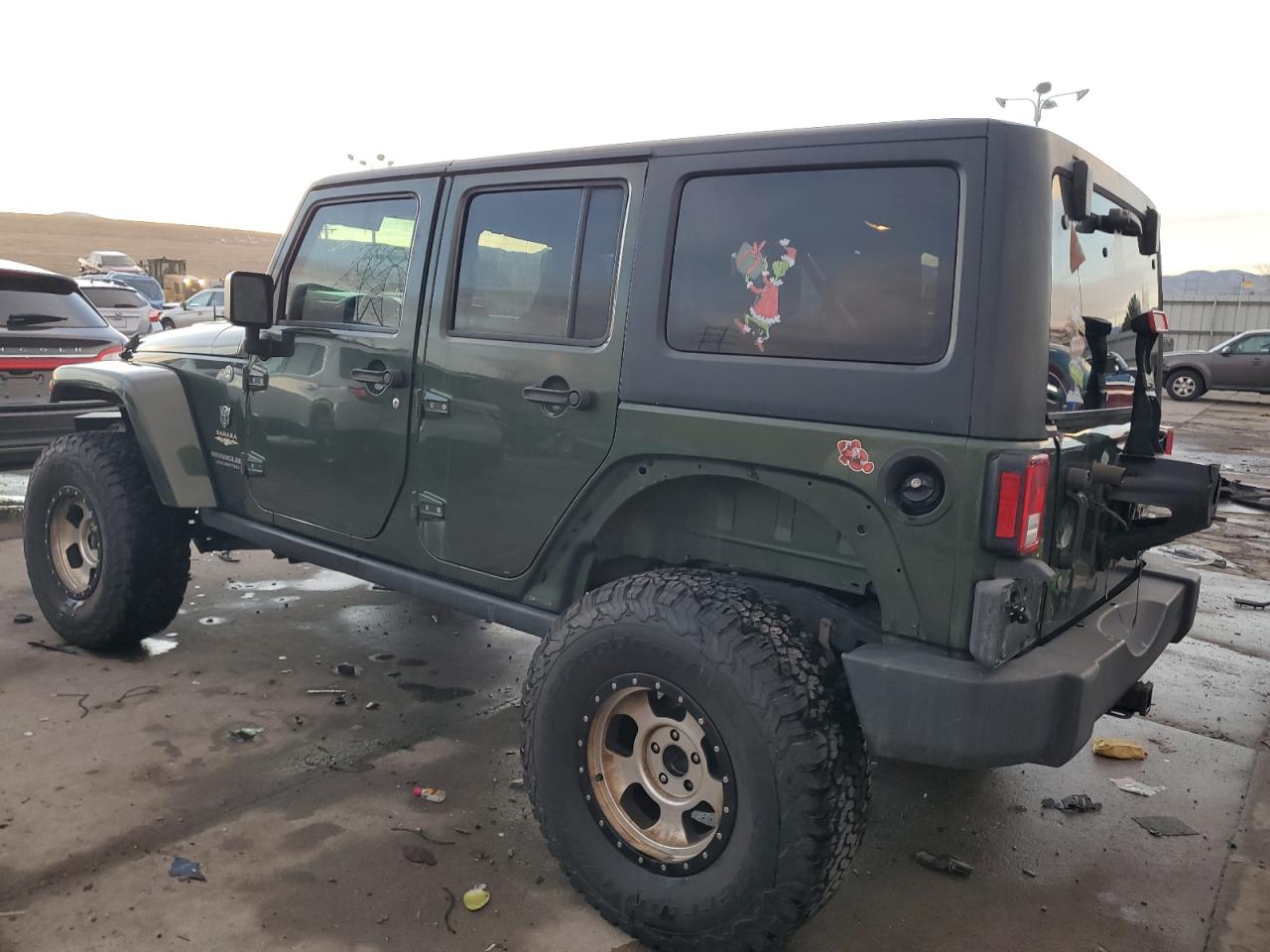 2007 Jeep Wrangler VIN 1J4GA59137L194644 Copart auction photo, front end / side damage thumbnail 2