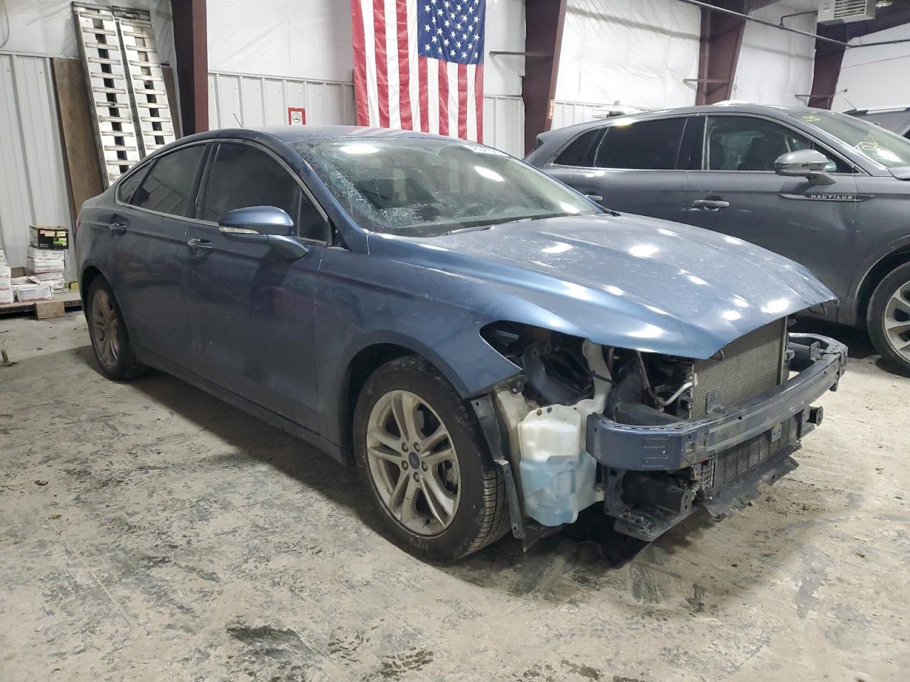 2018 Ford Fusion VIN 3FA6P0HD5JR224028 Copart auction photo, front end damage thumbnail 4