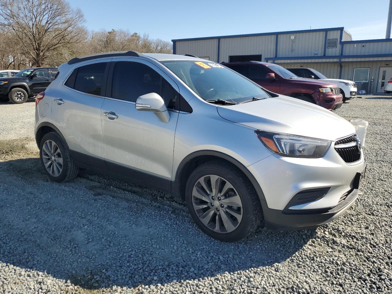 2019 Buick Encore VIN KL4CJASB5KB700225 Copart auction photo, front end / side damage thumbnail 4