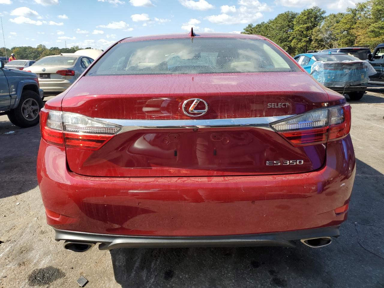 2017 Lexus ES VIN 58ABK1GG8HU063366 Copart auction photo, front end damage thumbnail 6