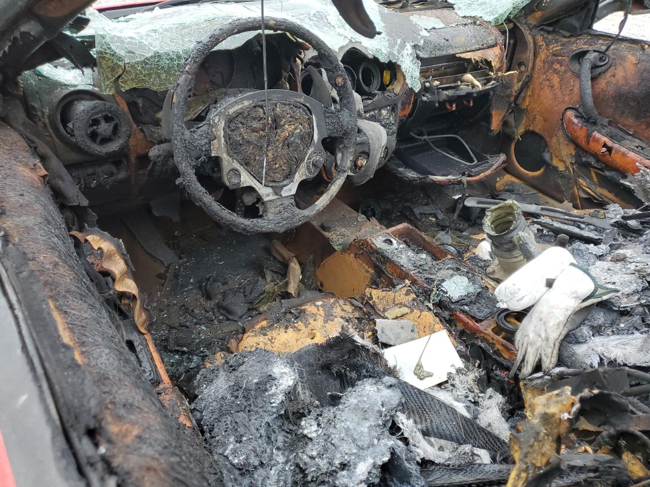 2007 Ferrari F430 VIN ZFFEW58A070155027 Copart auction photo, burn - engine / burn - interior damage thumbnail 8