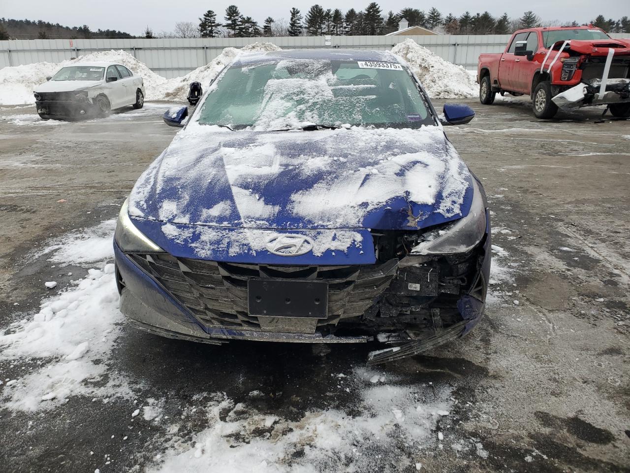 2022 Hyundai Elantra VIN KMHLP4AG8NU216198 Copart auction photo, front end damage thumbnail 5