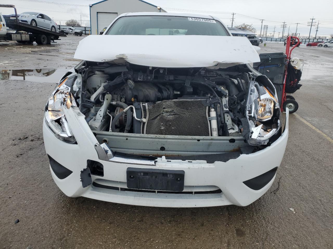2016 Nissan Versa VIN 3N1CN7AP6GL914692 Copart auction photo, rear end / front end damage thumbnail 5