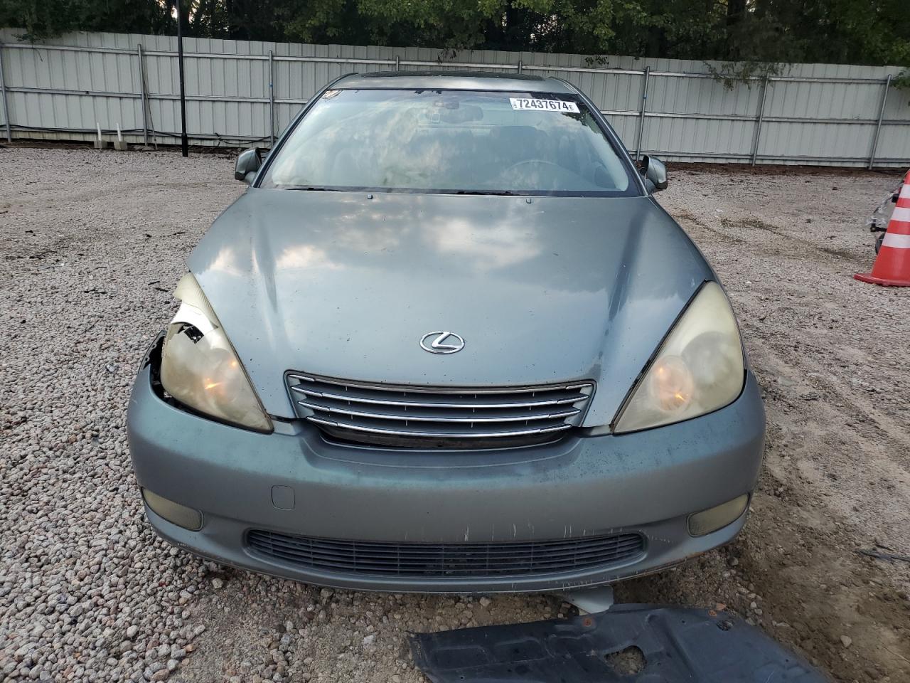 2004 Lexus ES VIN JTHBA30G945041917 Copart auction photo, side damage thumbnail 4