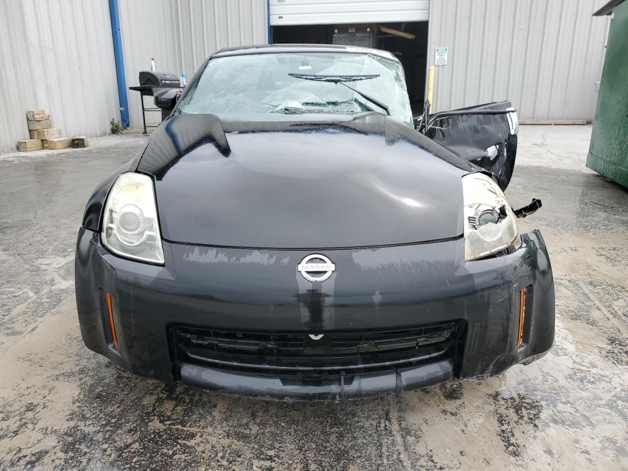 2008 Nissan 350Z VIN JN1BZ34D68M702585 Copart auction photo, side / front end damage thumbnail 5