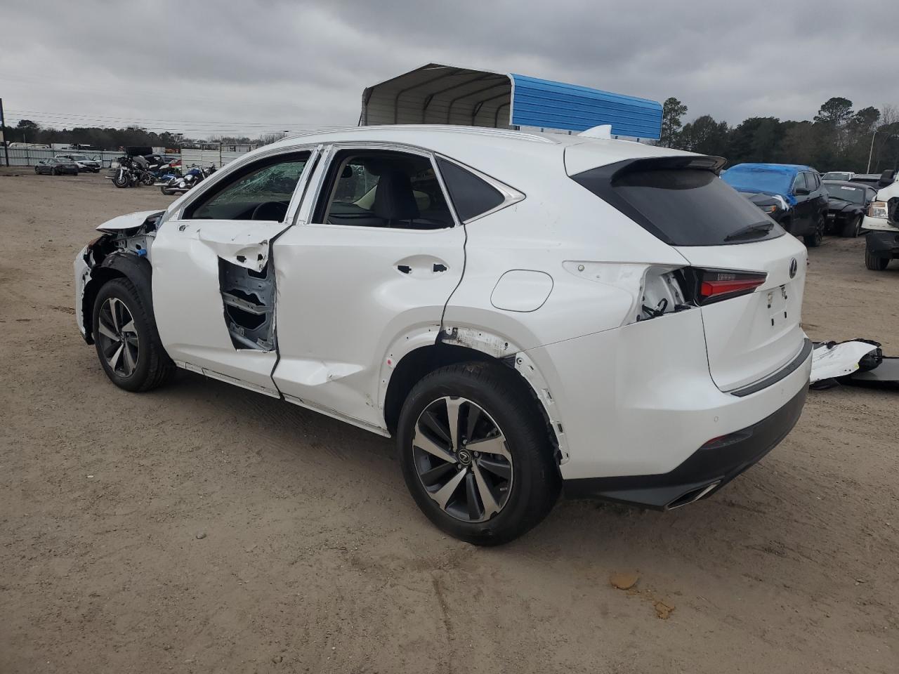 2020 Lexus NX VIN JTJGARBZ1L5006793 Copart auction photo, all over damage thumbnail 2