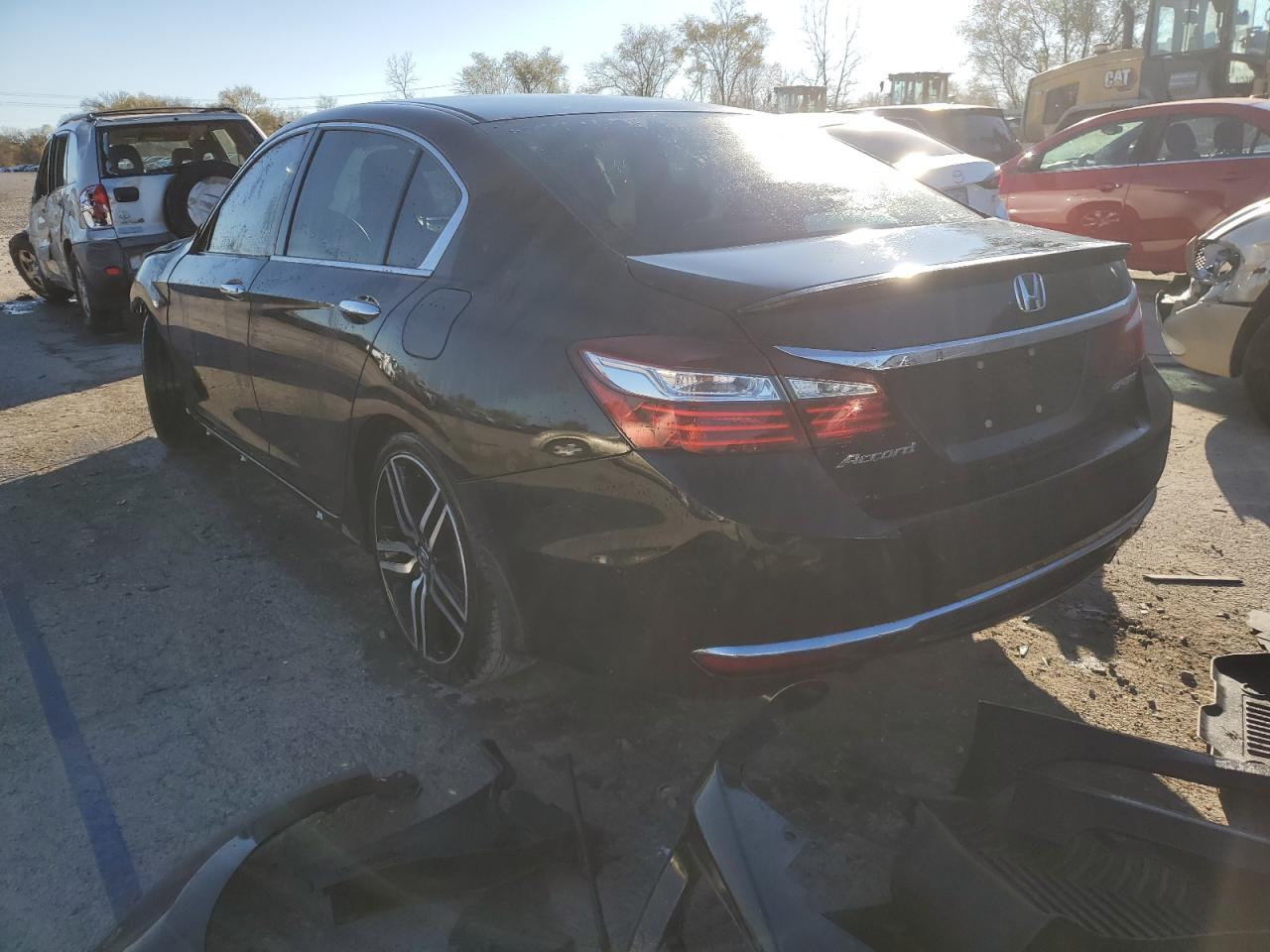 2016 Honda Accord VIN 1HGCR2F53GA137179 Copart auction photo, front end / side damage thumbnail 2