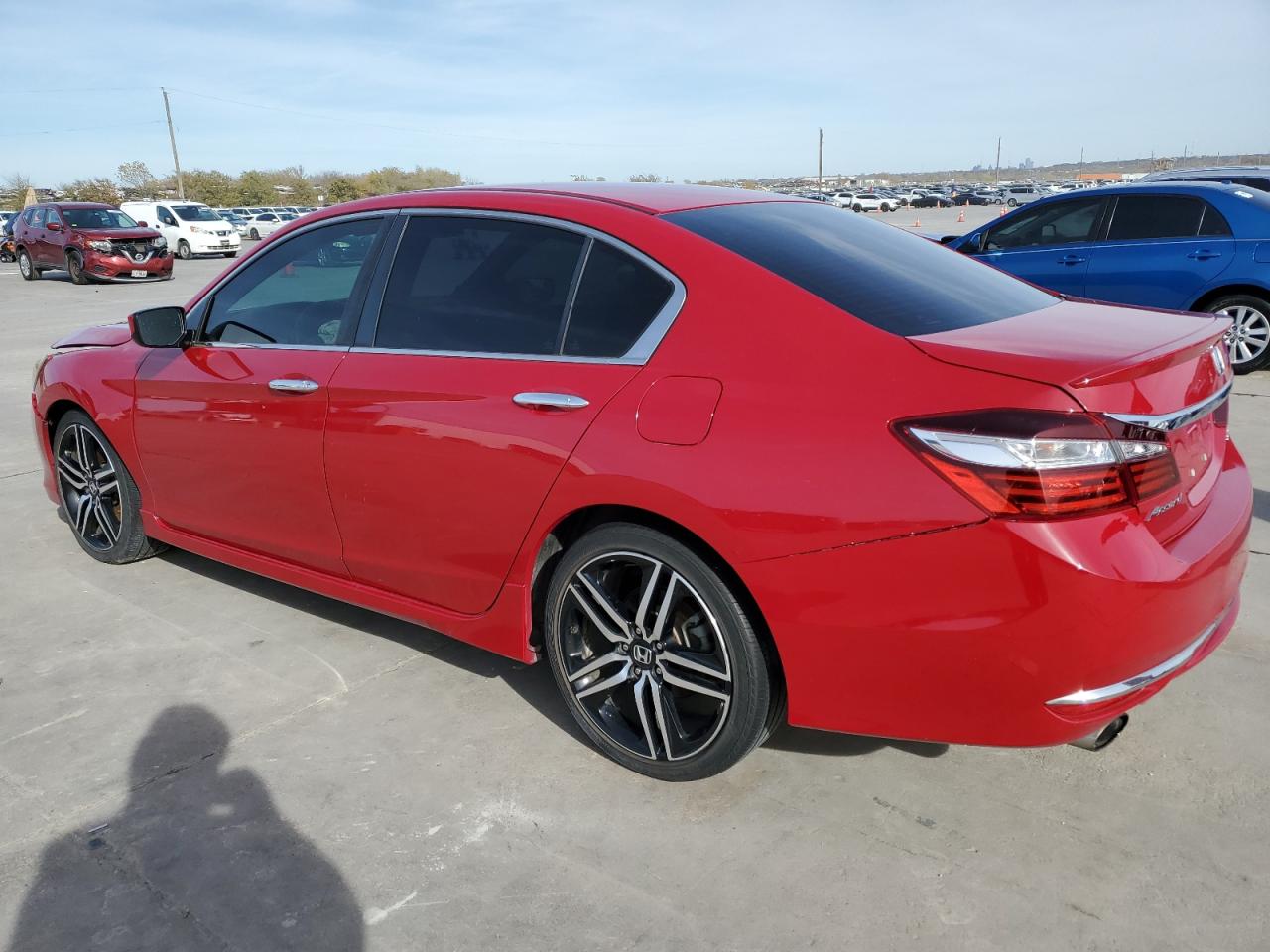 2016 Honda Accord VIN 1HGCR2F54GA225867 Copart auction photo, front end damage thumbnail 2