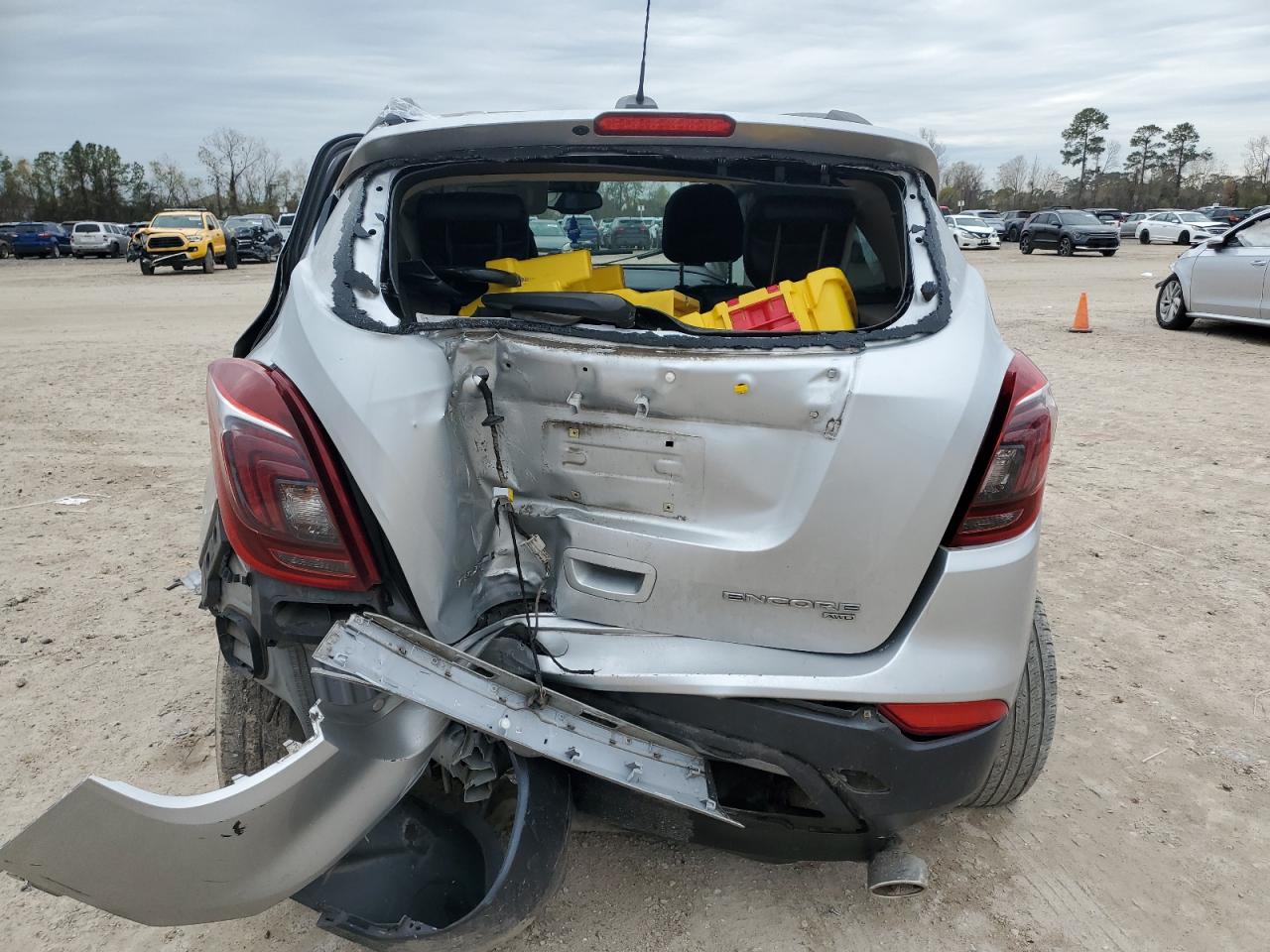 2018 Buick Encore VIN KL4CJGSB5JB548299 Copart auction photo, side / rear end damage thumbnail 6