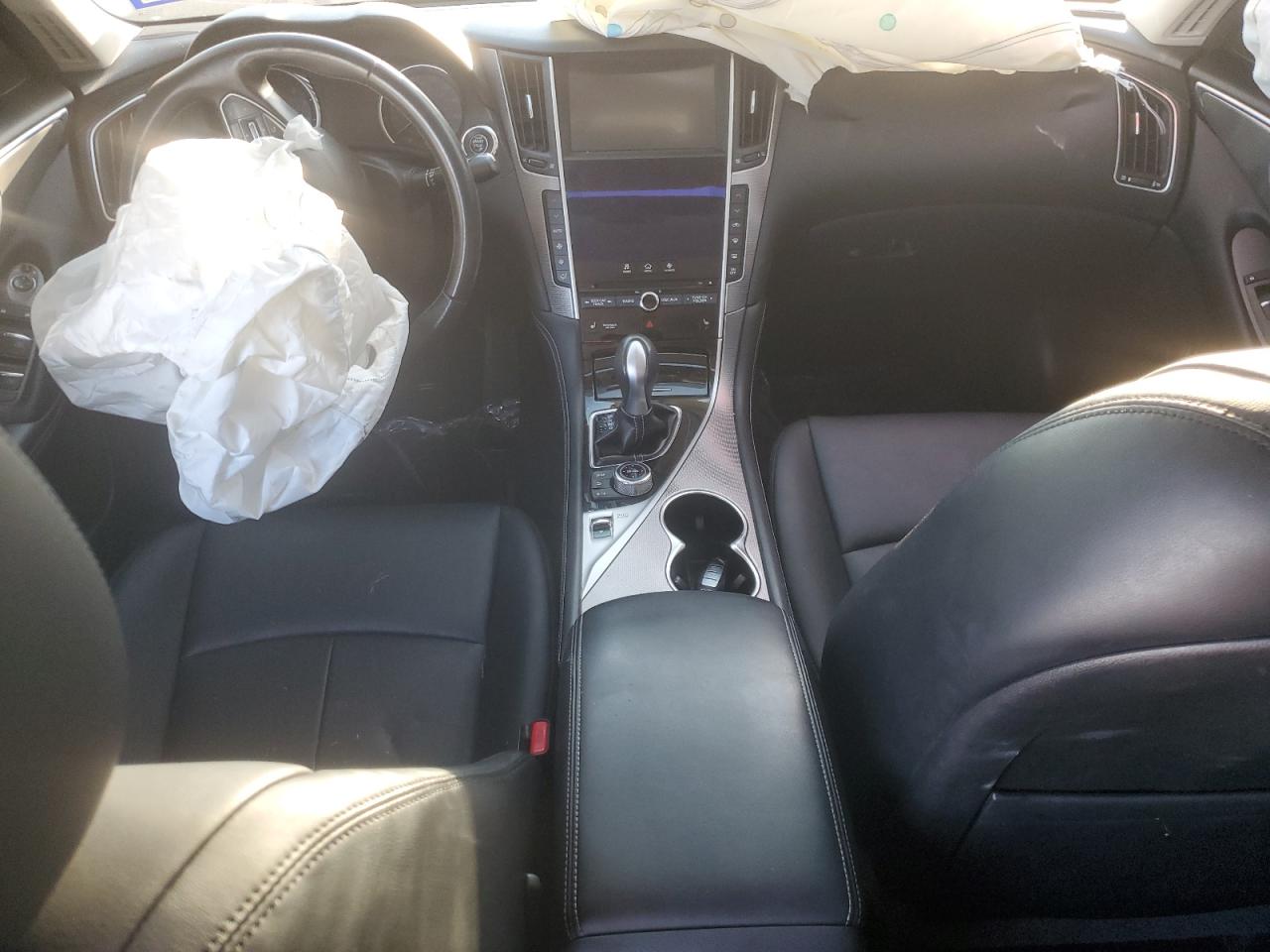 2015 Infiniti Q50 VIN JN1BV7AP0FM341689 Copart auction photo, front end damage thumbnail 8
