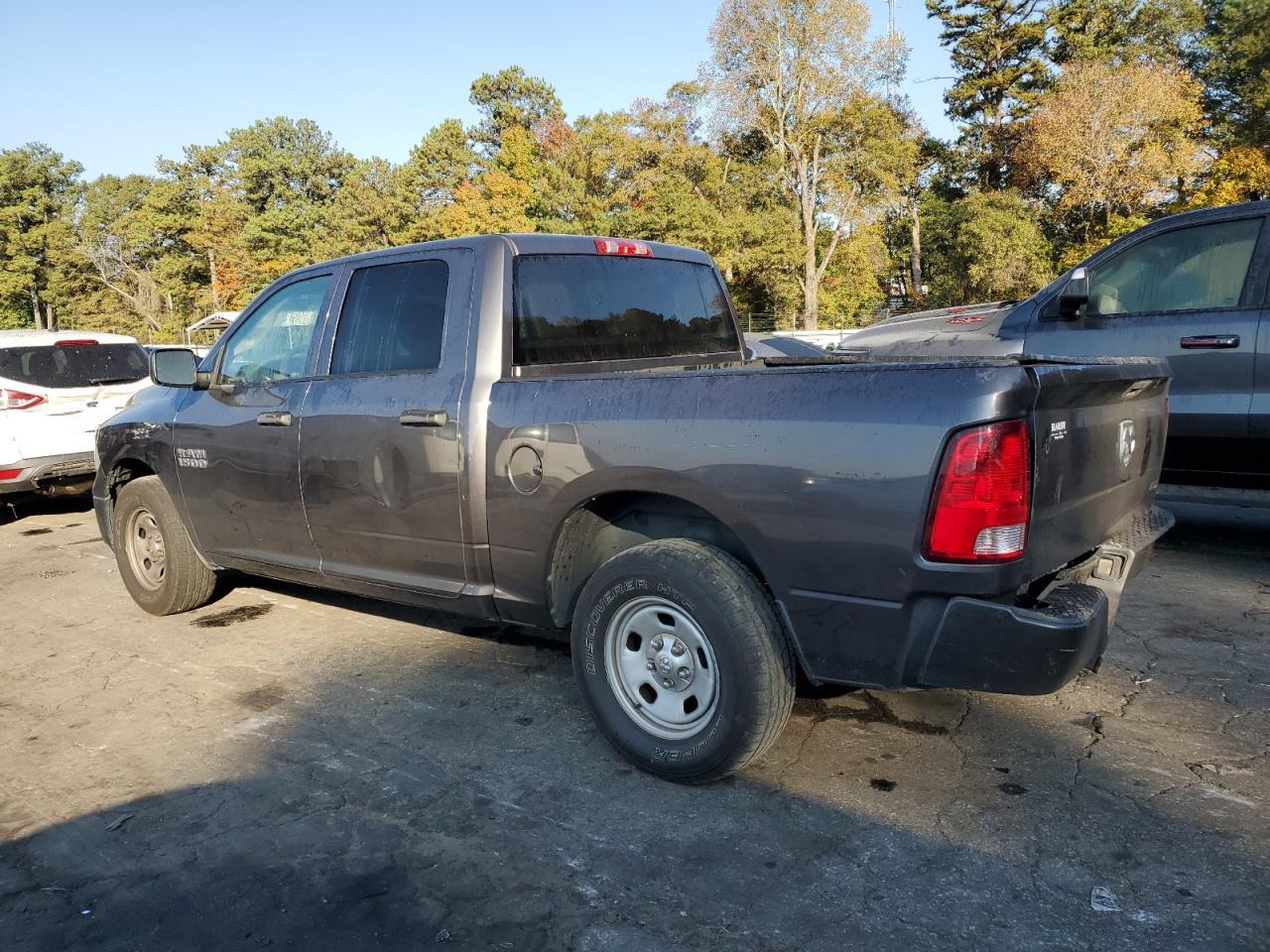 2014 RAM 1500 VIN 1C6RR6KG9ES350224 Copart auction photo, rear end damage thumbnail 2