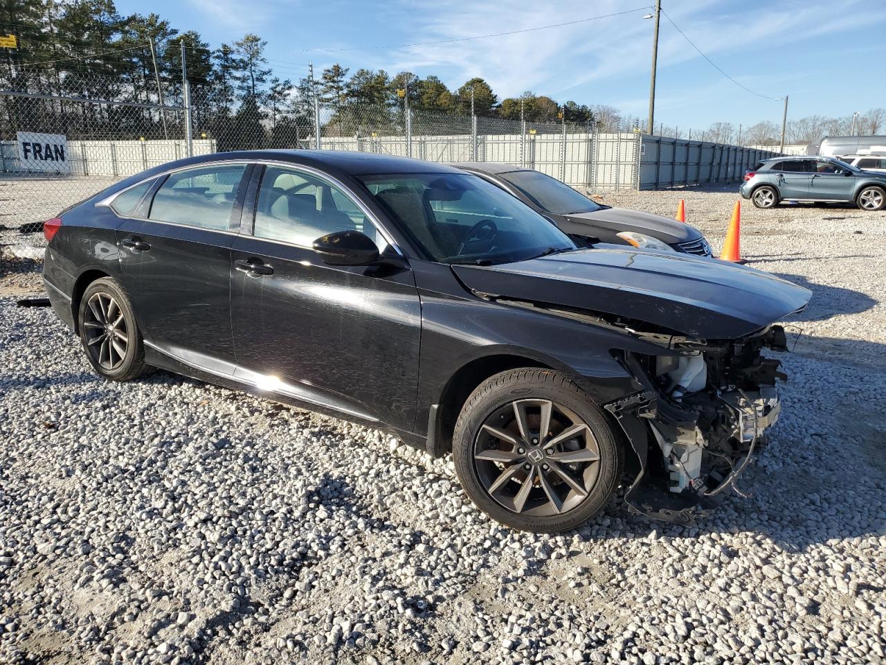 2021 Honda Accord VIN 1HGCV1F59MA083937 Copart auction photo, front end damage thumbnail 4