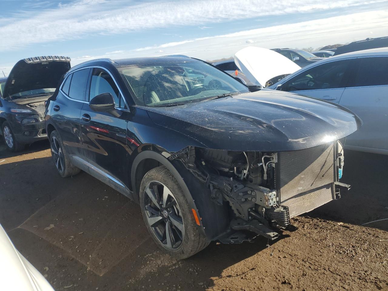 2022 Buick Envision VIN LRBFZPR4XND128890 Copart auction photo, front end damage thumbnail 4