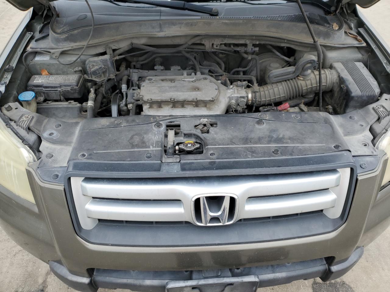 2006 Honda Pilot VIN 5FNYF28406B015712 Copart auction photo, rear end / hail damage thumbnail 12