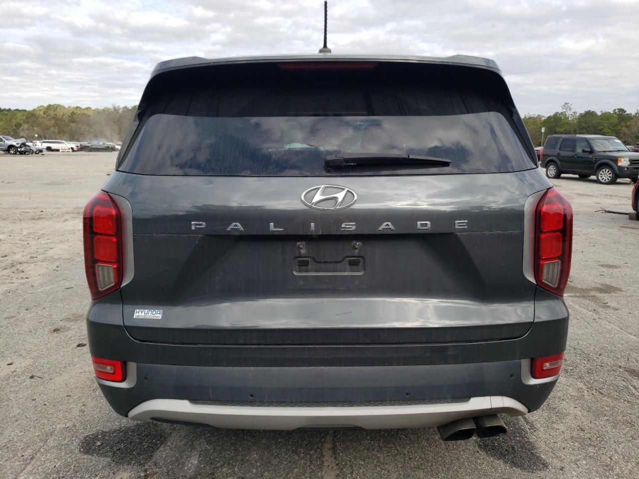 2020 Hyundai Palisade VIN KM8R34HE7LU084087 Copart auction photo, side / front end damage thumbnail 6
