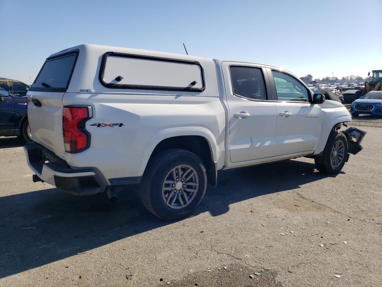 2023 Chevrolet Colorado VIN 1GCPTCEK0P1170851 Copart auction photo, front end / side damage thumbnail 3