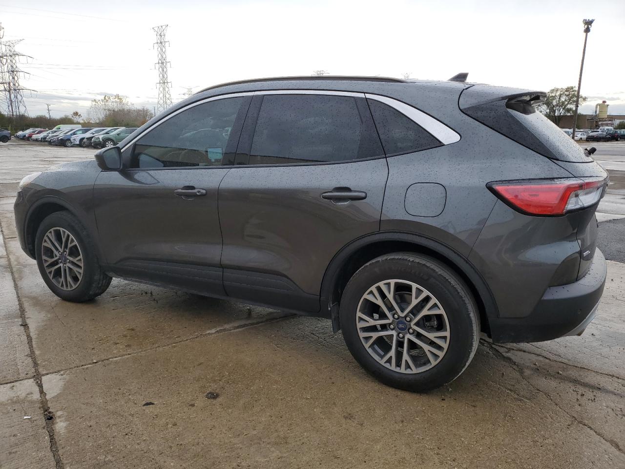 2020 Ford Escape VIN 1FMCU9H68LUA25817 Copart auction photo, side damage thumbnail 2