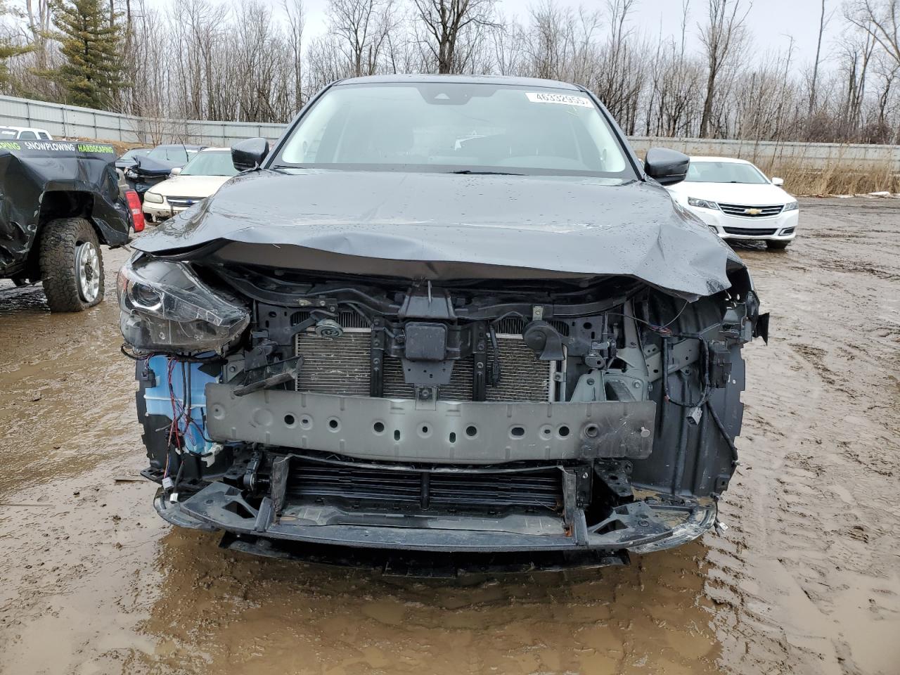 2020 Mazda CX-5 VIN JM3KFBCMXL0857147 Copart auction photo, front end / side damage thumbnail 5
