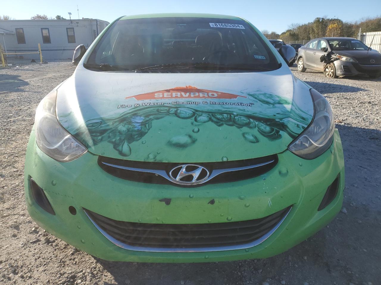 2013 Hyundai Elantra VIN 5NPDH4AE8DH370987 Copart auction photo, rear end damage thumbnail 5