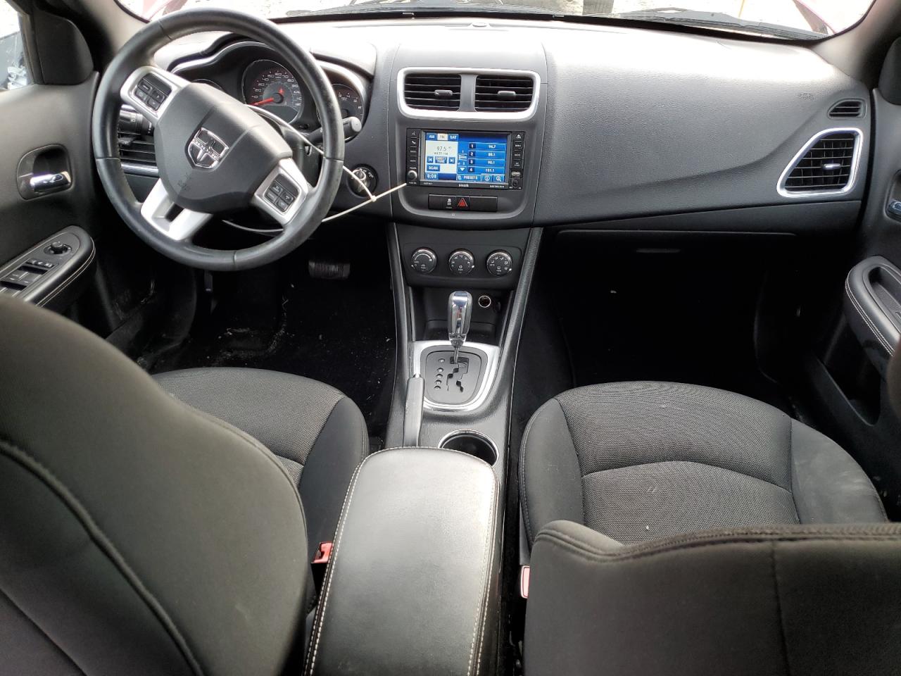 2012 Dodge Avenger VIN 1C3CDZCB2CN165482 Copart auction photo, side / front end damage thumbnail 8