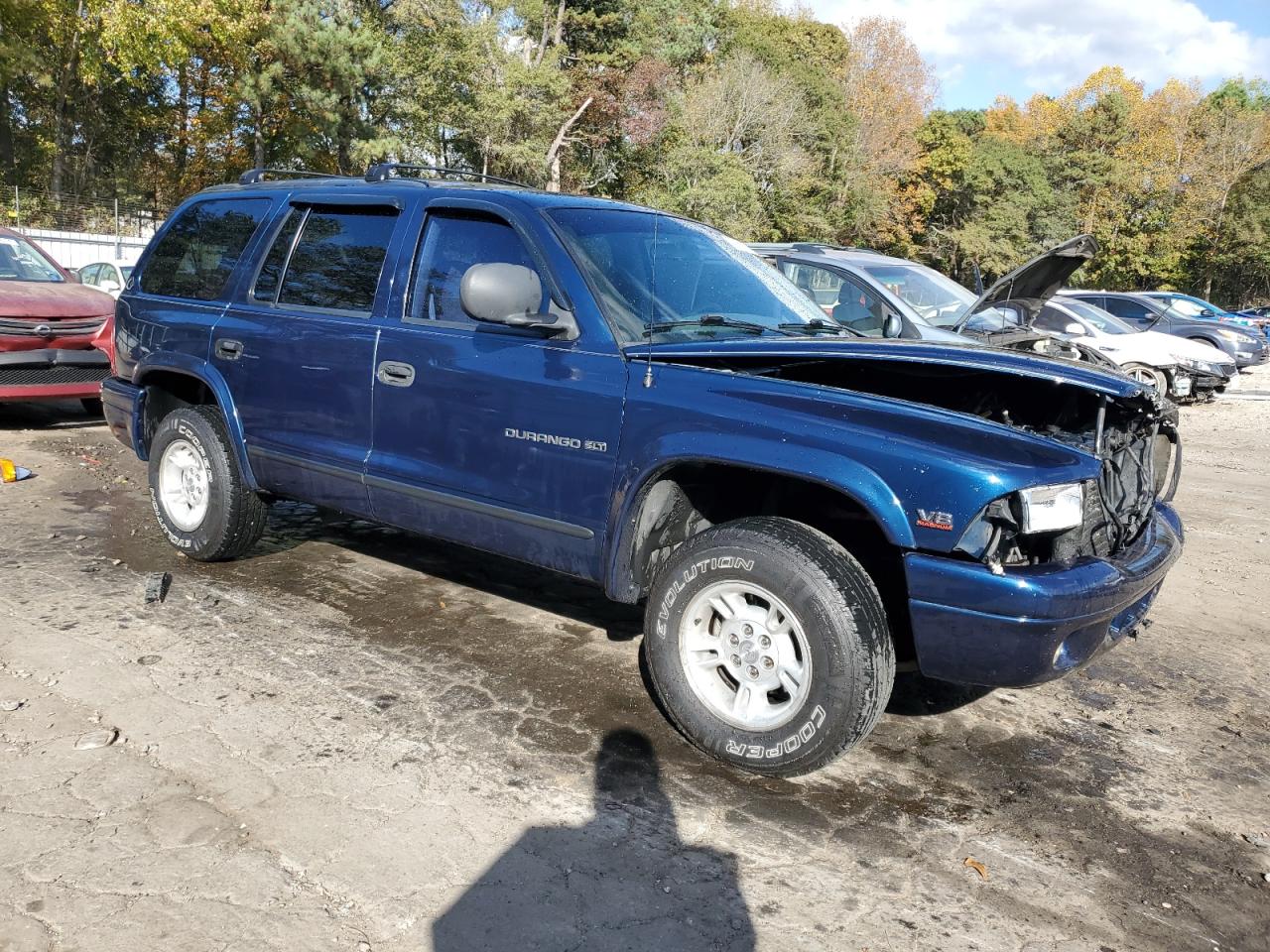 1999 Dodge Durango VIN 1B4HS28Y6XF543408 Copart auction photo, front end damage thumbnail 4