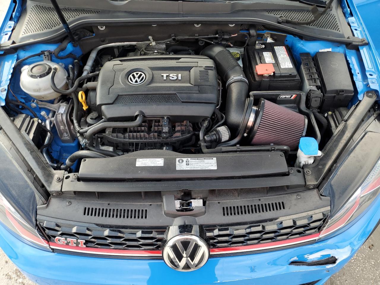 2019 Volkswagen GTI VIN 3VW5T7AU3KM010364 Copart auction photo, rear end / side damage thumbnail 13